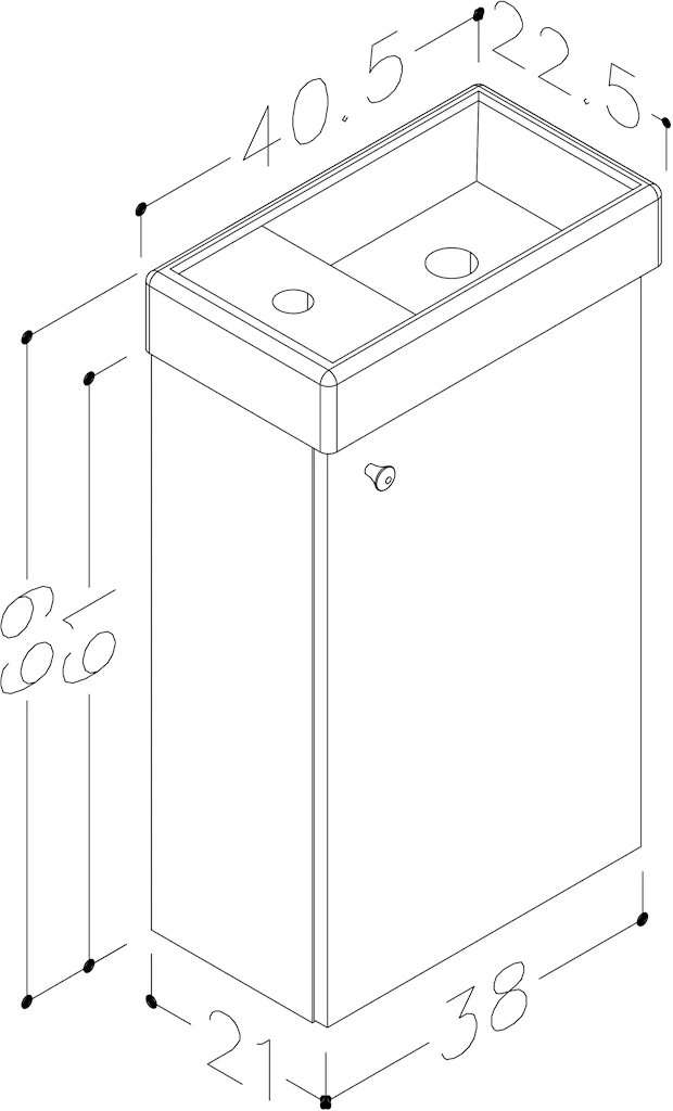 Small møbelsett Eik natur Small møbelsett Eik natur